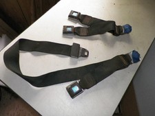 Oem Good Used 1973 Monte Carlo Gm Rear Back Seat Belts Black Incomplete Set