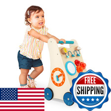 B. Toys Little Learning Steps Wooden Activity Walker 7 Educational Activities