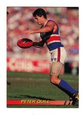 Select Australian Rules AFL Card 1994 Footscray #84 Peter Quill