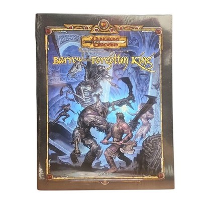 D &D: Barrow of the Forgotten King Factory Sealed Adventure Module