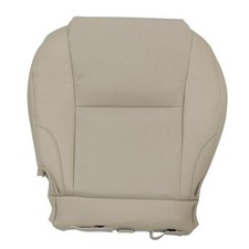 Driver Side Bottom Perforated Leather Seat Cover Tan Compatible with Lexus