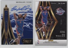 2024 Panini Select In Flight Signatures Blue Prizm /49 Ben Wallace #IFS-WAL HOF