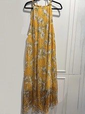 MedeShe Women's Chiffon Floral Holiday Beach Bridesmaid Maxi Dress Sundress