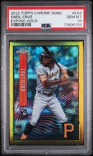 2022 Topps Chrome Sonic Oneil Cruz Rookie Expose Gold PSA 10
