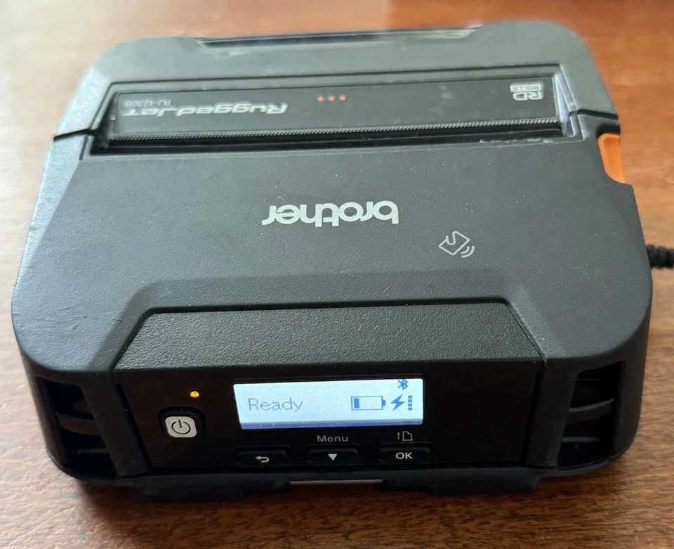 Brother RJ-4230B Rugged Jet Mobile Bluetooth Thermal Printer With BATTERY - Image 2 of 4