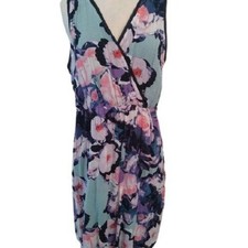 Simply Vera Wang Multicolor Floral Dress, size Large