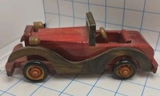 VTG Wooden Model Car 20s Or 30s Style Handmad...