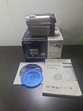 Sony HandyCam DCR-DVD650 Mini DVD Hybrid Camcorder UNTESTED NO CHARGER Read 