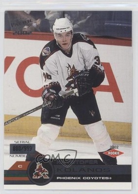 2001-02 Pacific 888/999 Krys Kolanos Krystofer Kolanos #460 Rookie RC 0m8e