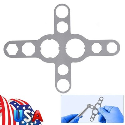 USA Dental Multifunctional Back Cap Wrench Turbine Handpiece Repair Tool fit NSK