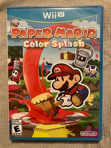 Paper Mario Color Splash  (Nintendo Wii U, 2016)