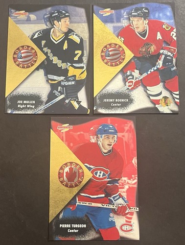 (3) 1995-96 SCORE @ BORDER BATTLE JEREMY ROENICK #10 TURGEON #1 MULLEN #8 - Picture 1 of 2