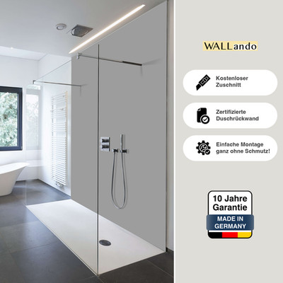 WALLando Premium Duschrückwand 200 x 100cm