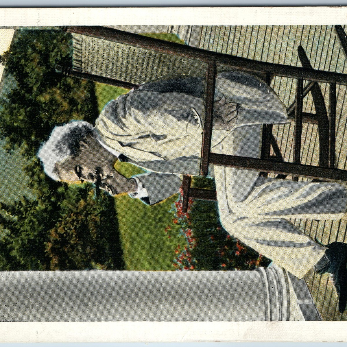 c1920s Hannibal, MO Mark Twain Smoking Cigar E.T. Cameron CT