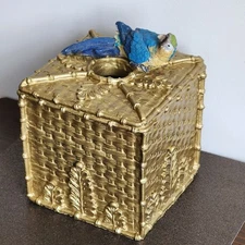 Ceramic Tissue Box Cover Bathroom Kleenex Accessories Facial Tissue Holder