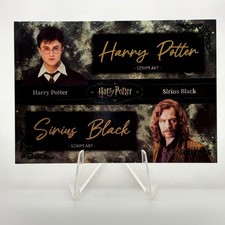 Harry Potter Sirius Black Dual Script Art 09/25 - 2025 Kakawow Cosmos TGR-03