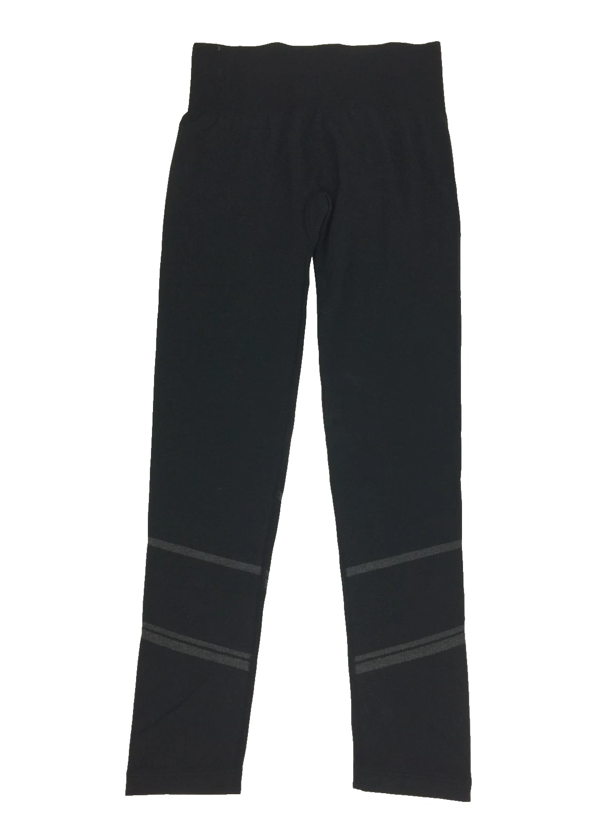 Goodmove Women's Seamless Leggings Black Ski Baselayer High-Rise Waistband New