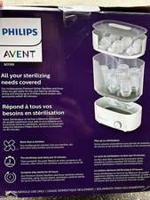 Philips AVENT SCF293 Electric Bottle Sterilizer and Dryer White, Ready in 40min