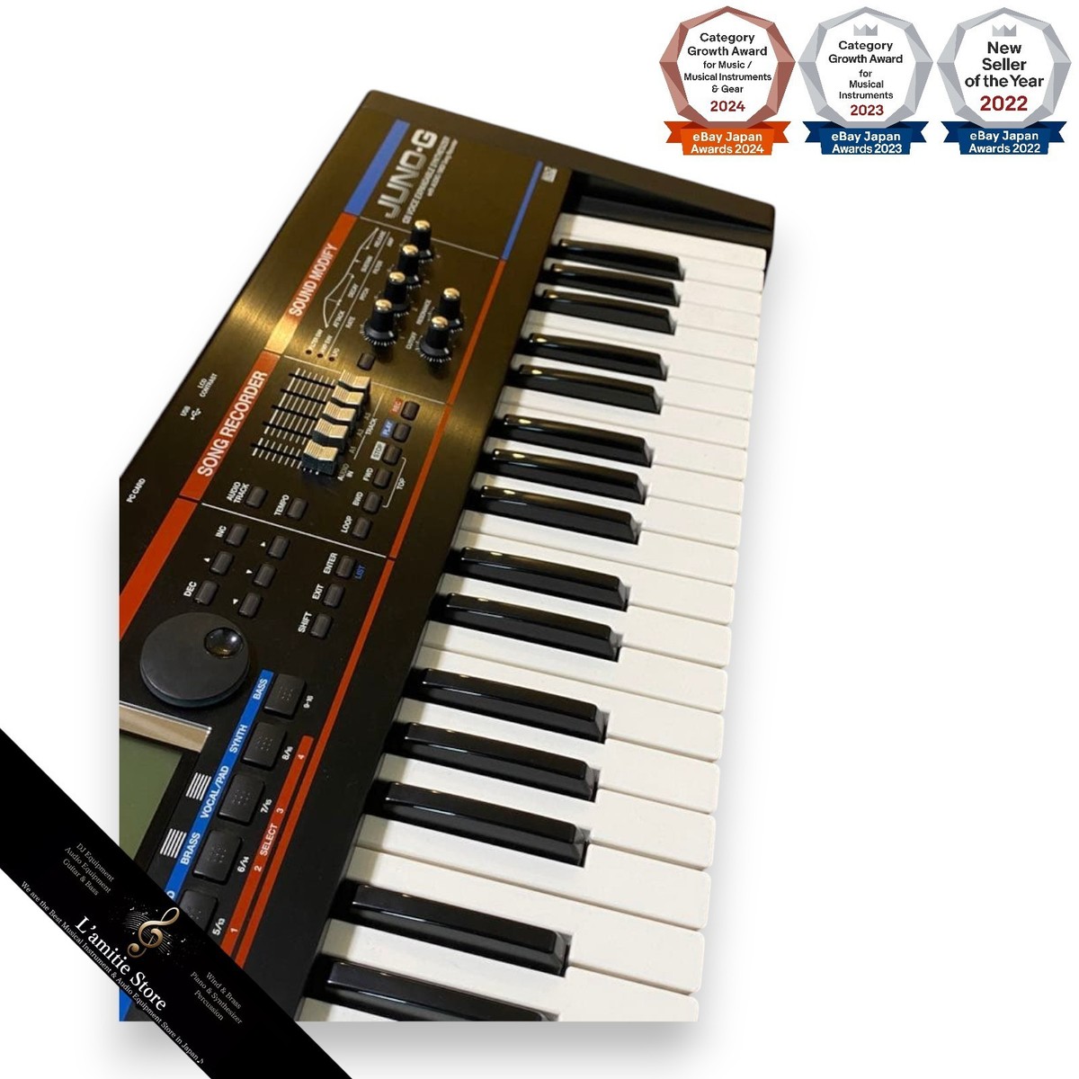 Roland JUNO-G 61-key Workstation Keyboard Synthesizer JUNOG 128