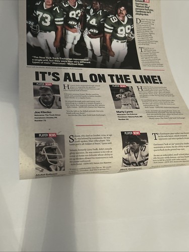 ESPN 30 FOR 30 THE NEW YORK SACK EXCHANGE. ORIGINAL POSTER. ESPN. THE NEW YORK S - Picture 18 of 24
