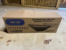 WS-85 White Sconce Fly Light by Gardner - 1 Insect Light Trap