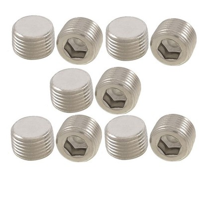10Pcs 1/2'' Thread Metal Internal   Head Socket Pipe Connector  #bv