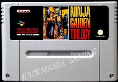 Ninja Gaiden Trilogy  Pal SNES Super Nintendo Deutsch Chrono Trigger Earth Bound
