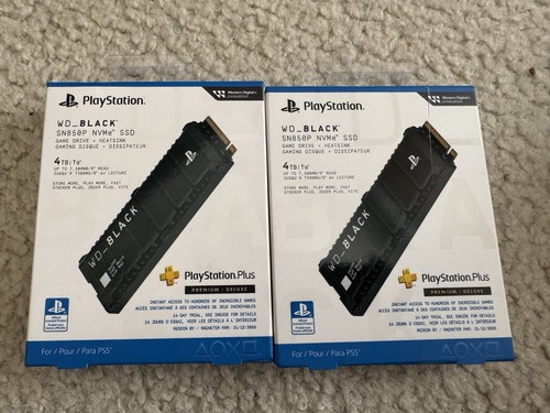 WD_BLACK 4TB SN850P NVMe Internal SSD PS5 WDBBYV0040BNC-WRSN WD black NEW Sealed
