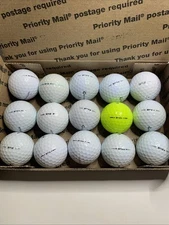 15 White TaylorMade TP5 Golf Balls -AAA  Condition - Free Shipping!