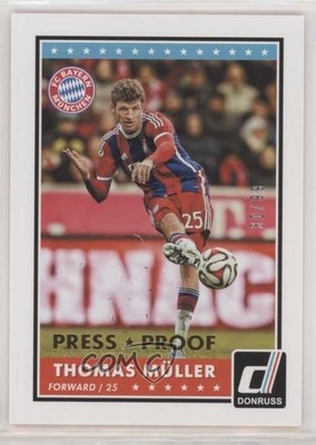 2015 Panini Donruss Press Proof Gold 30/99 Thomas Muller (Base) #41 0c3