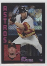 2019 Update Silver Pack 1984 Topps Baseball Chrome Black Jeff Bagwell HOF kq9