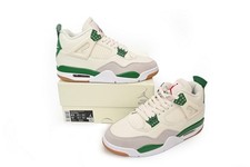 Nike Air Jordan 4 Retro SB Low Pine Green White Sail Men's