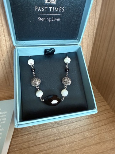 925 Silver Past Times Bracelet | Vintage-Inspired Collectible - Picture 3 of 6
