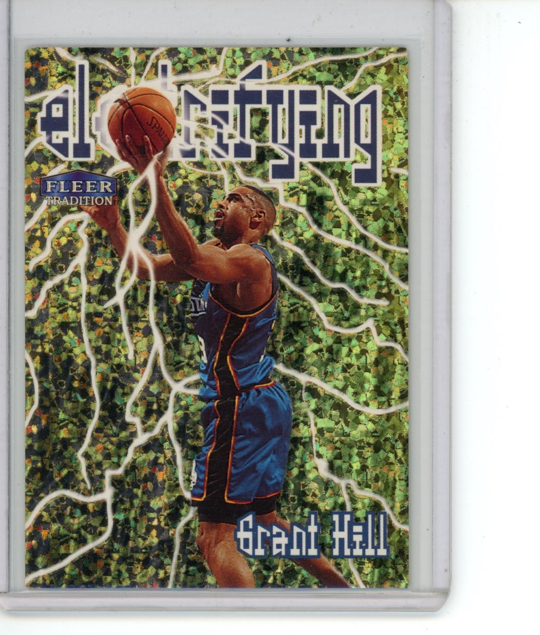 1998/99 Fleer Tradition Grant Hill Electrifying #4 PISTONS SP