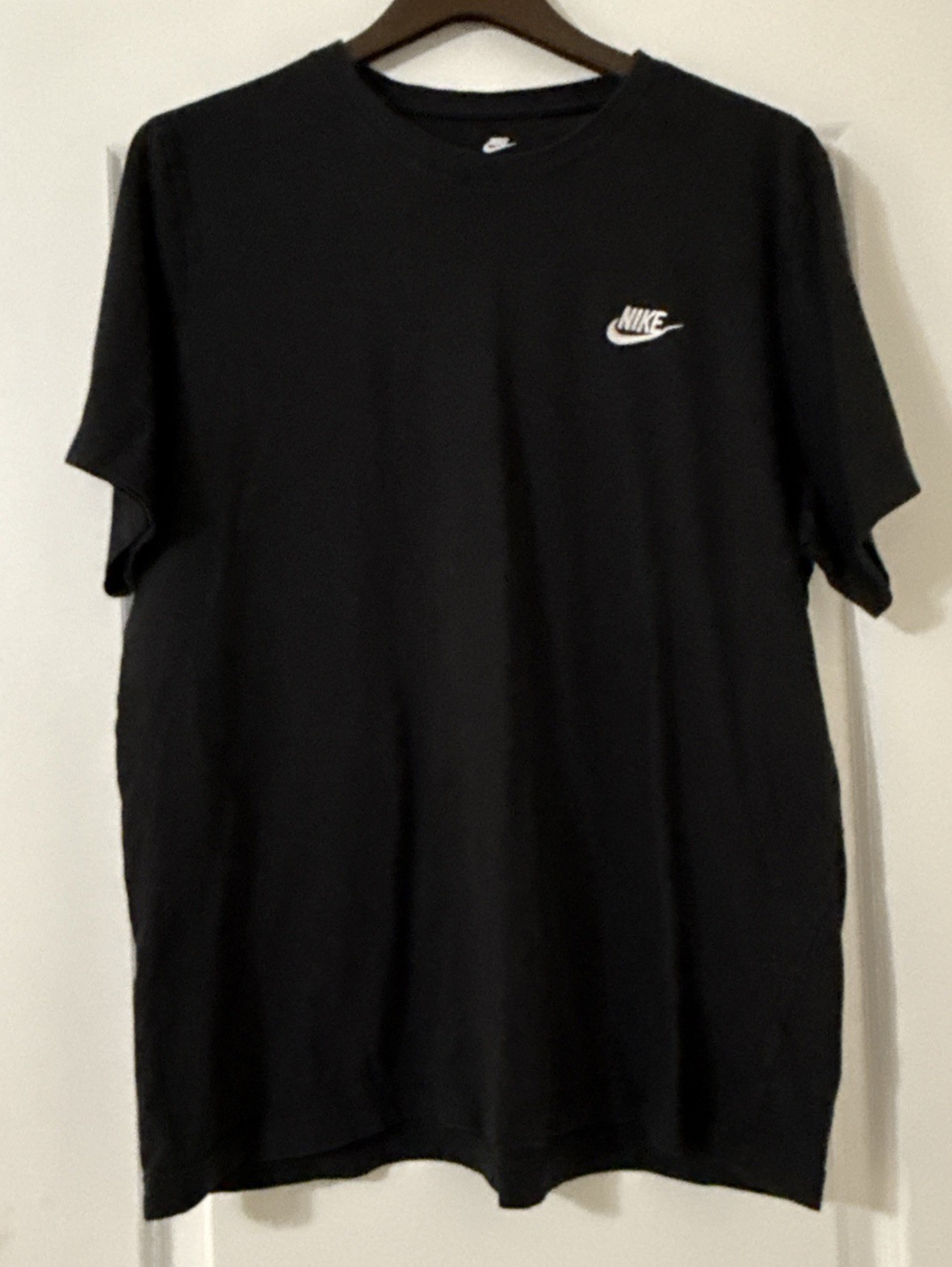 Nike The Nike Tee Black Men's T-Shirt Crew Neck Short Sleeve Size XL