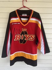 Vintage Les Boys Hockey Jersey Small Quebec Brasserie TPS Movie Promo 90s