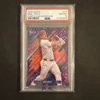 2025 Topps Finest Rare Mike Trout #217 Purple Checkerboard Refractor /75 PSA 10