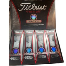 Brand New Titleist Pro V1x Golf Balls -12 Balls -Drop  Stop -White One Dozen 