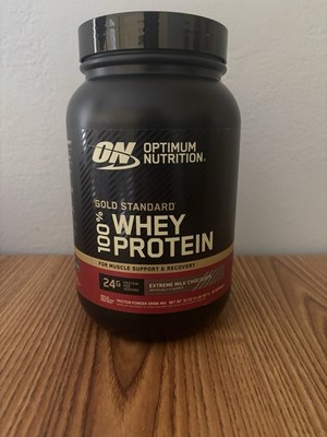 Optimum Nutrition Gold Standard 100% Whey Protein, Double rich Chocolate - 2lbs