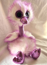 20" LARGE Ty Beanie BOO New KENYA purple Ostrich NWMT NEW toy plush stuffed