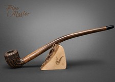 Mr. Brog WOODEN TOBACCO SMOKING PIPE Lotr Gandalf Hobbit 150 CHURCHWARDEN, Briar