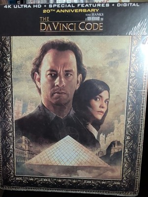 The Da Vinci Code: 20th Anniversary - (3 Disc) UHD/BD Combo + Digital + Steelboo