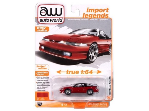 EAGLE Talon Tsi - 1990 - rojo / negro - Auto World 1:64 - Imagen 2 de 6