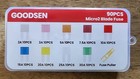 REDUCED! Goodsen 90 Piece Micro2 Blade Fuses Kit - 1 Extra 5A, 1 Missing 25A — photo 1