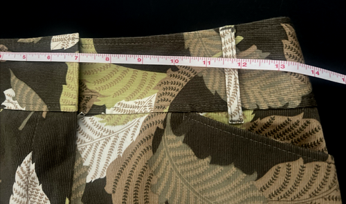 Womens Size 2P LOFT Ann Taylor Mini Skirt Feels Like Denim Floral Leaf Print EUC - Picture 6 of 14