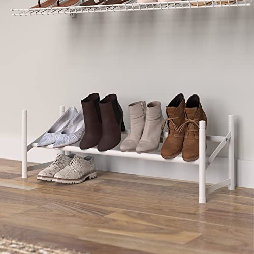 ClosetMaid 8111 Stack and Expand Shoe Rack, White | eBay