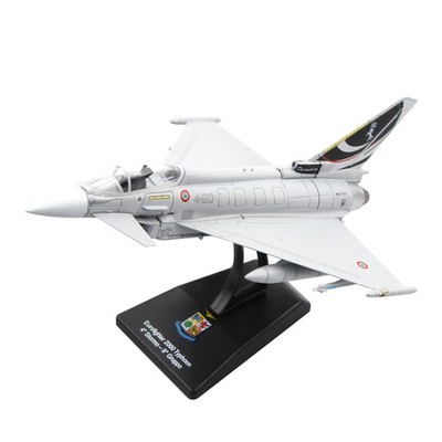 Diecast Eurofighter Typhoon Fighter Model 1:100 Scale 16cm Alloy Desktop Display