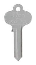 Hillman 85252 Brass Nickel RU-1 Universal Single Sided Blank Key (Pack of 10)
