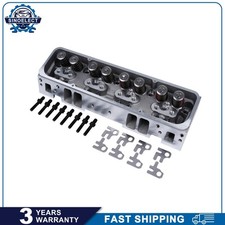 Engine Cylinder Heads Assembly Fit For Sbc Chevy 350 190cc 64 Studs G Plates