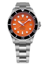 Ratio FreeDiver Orange Dial Automatic Stainless Steel 200M Men's Watch RTF045